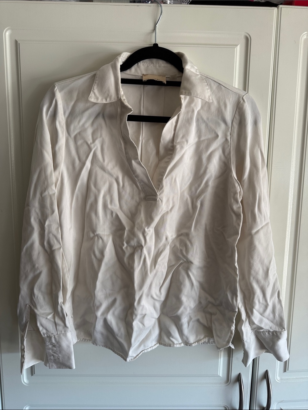 Elie Tahari Cream Women's Blouse